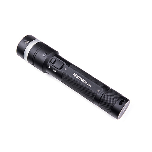 🤝NEXTORCH C61 聚泛一体无极调光高亮强光手电筒 3500流明 420米射程 含电池 438