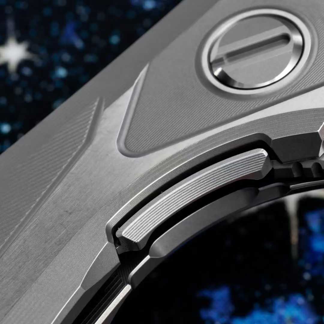 Shirogorov 熊头 CD级 111starship 钛合金柄  MagnaCut钢 石洗表面 SRRBS轴承 48000