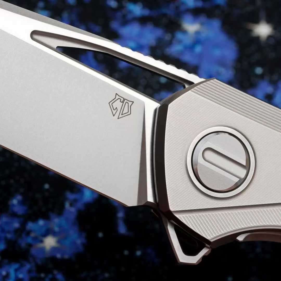 Shirogorov 熊头 CD级 111starship 钛合金柄  MagnaCut钢 石洗表面 SRRBS轴承 48000