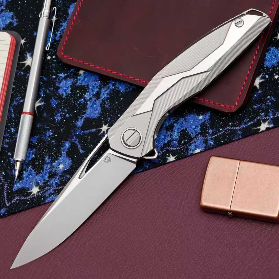 Shirogorov 熊头 CD级 111starship 钛合金柄  MagnaCut钢 石洗表面 SRRBS轴承 48000