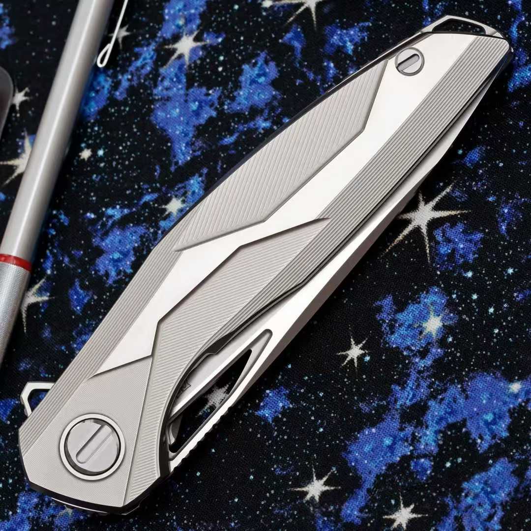 Shirogorov 熊头 CD级 111starship 钛合金柄  MagnaCut钢 石洗表面 SRRBS轴承 48000