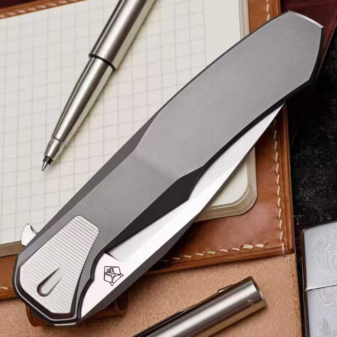 Shirogorov & Lochsa 希罗格罗夫熊头 洛克沙 联名合作洛克熊 S90V钢材刃 钛合金一体手柄