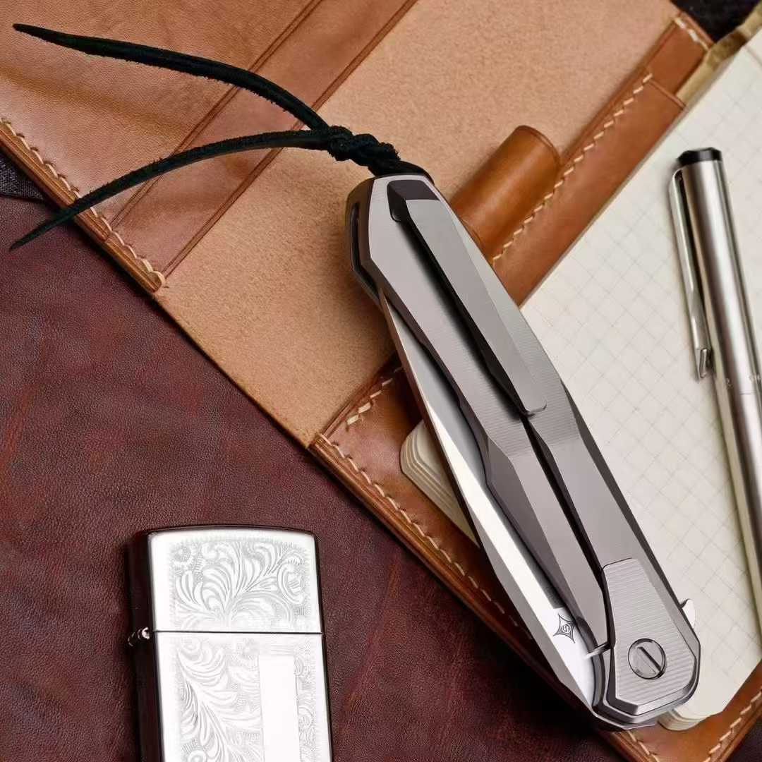 Shirogorov & Lochsa 希罗格罗夫熊头 洛克沙 联名合作洛克熊 S90V钢材刃 钛合金一体手柄