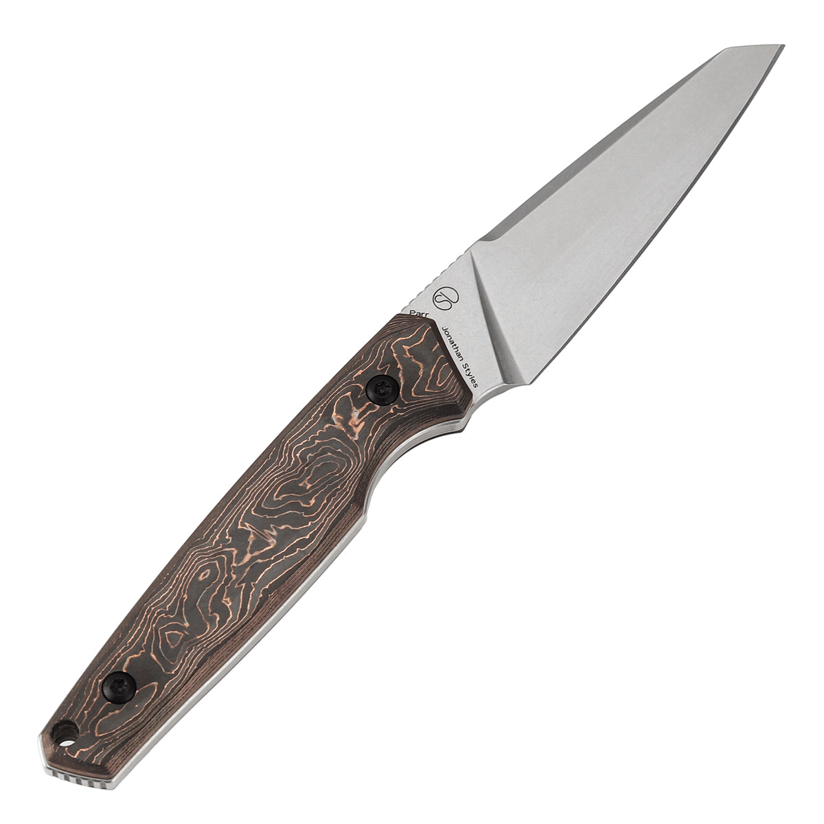KANSEPT Parr CPM S35VN钢 铜碳纤维手柄 G011A2 棕色 700