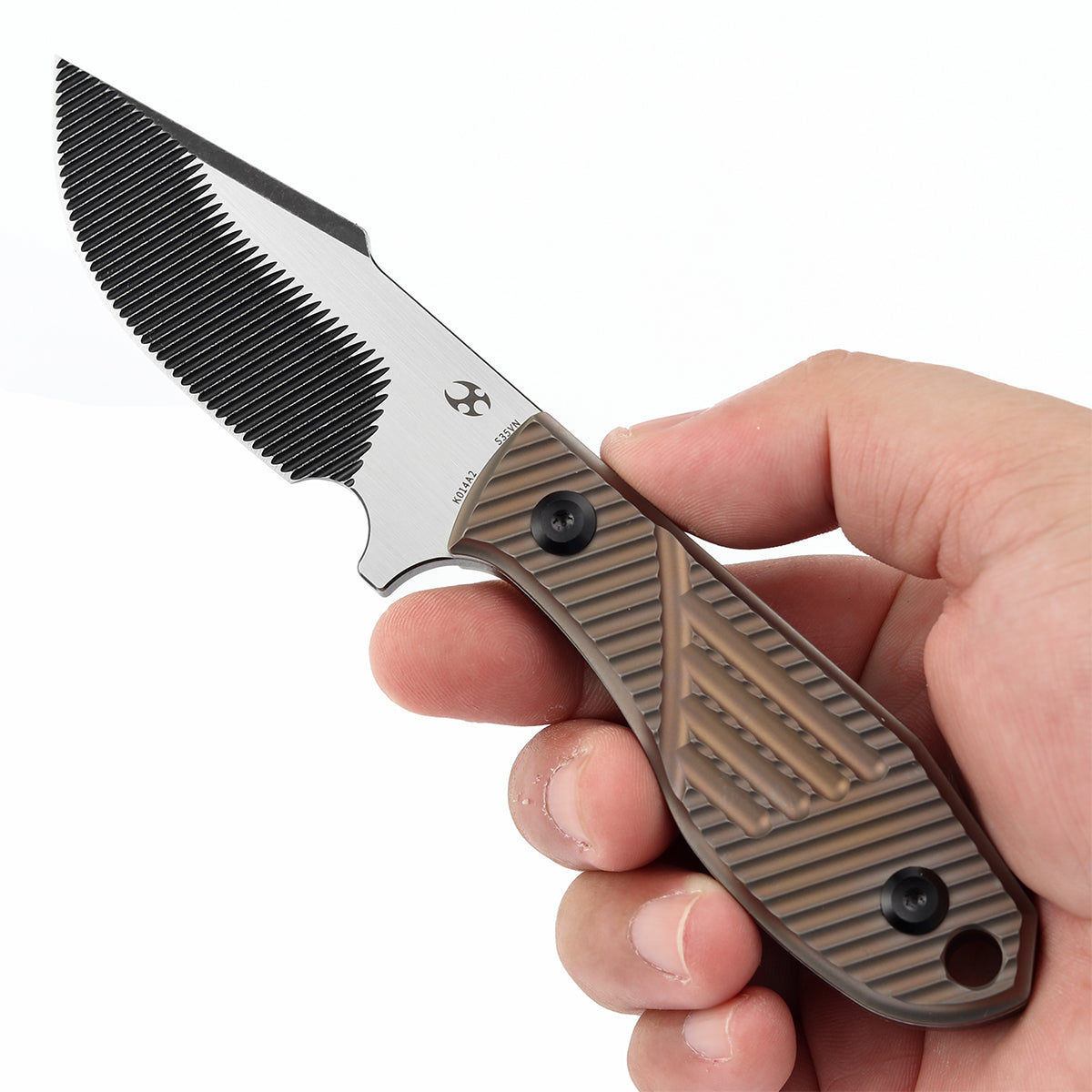KANSEPT Tiny Dancer CPM S35VN 钛手柄 K014A2 棕色 900