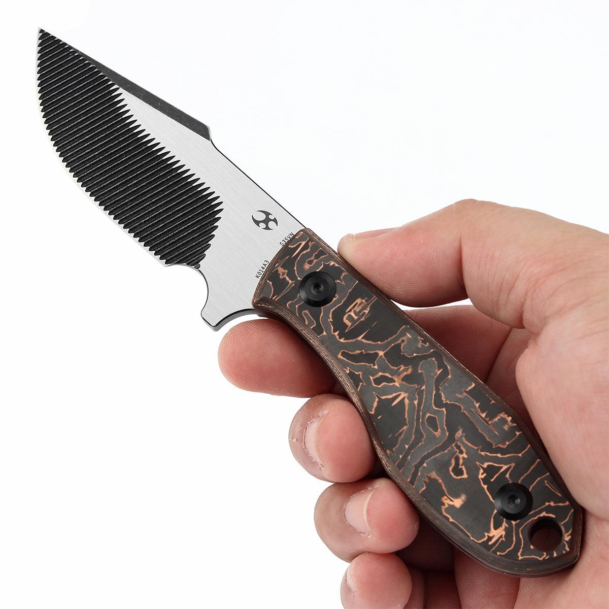 KANSEPT Tiny Dancer CPM S35VN钢 铜碳纤维手柄  K014A3 棕色 1000