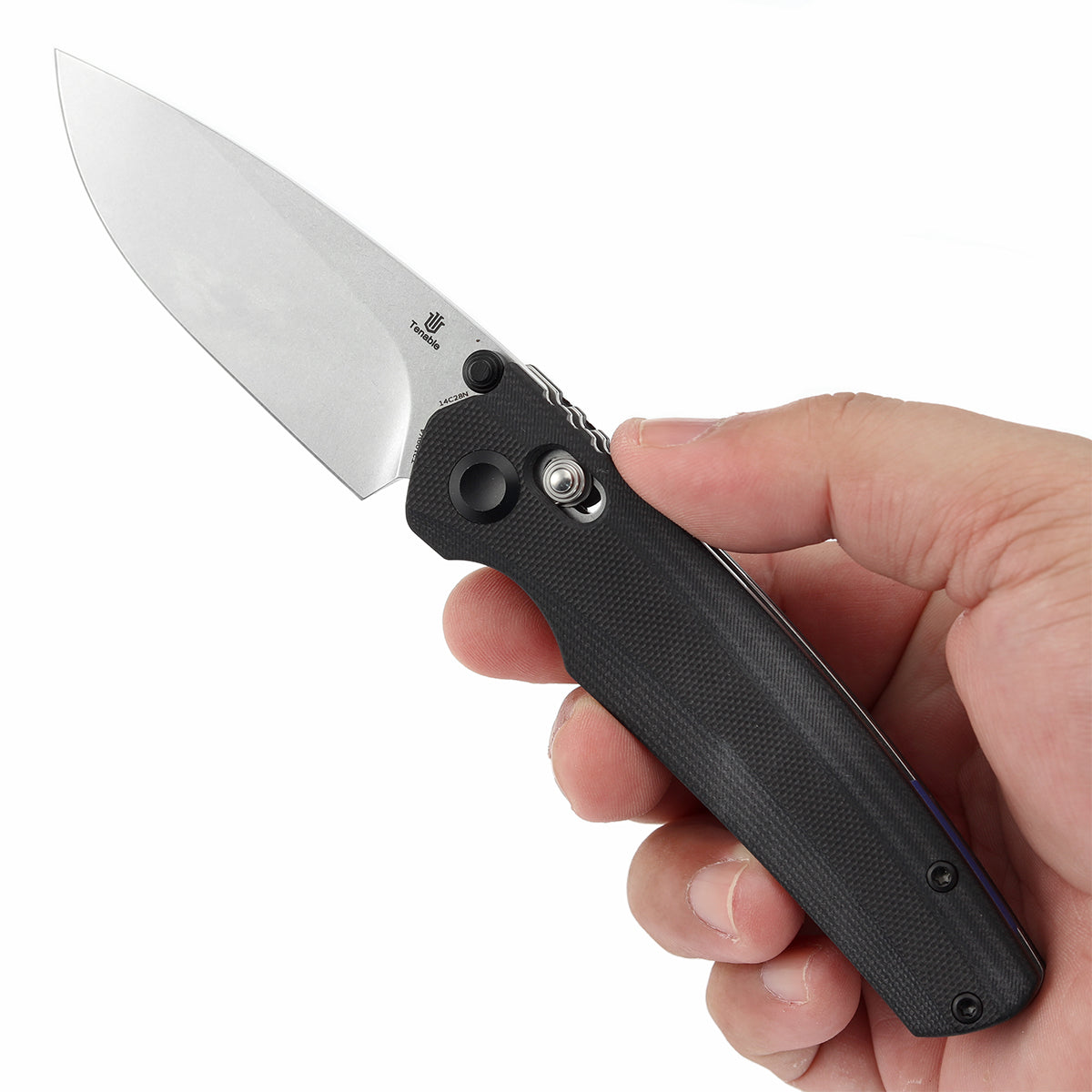 Tenable Raven 14C28N钢 G10手柄 Black Bird Blades T2109V4 黑色 400