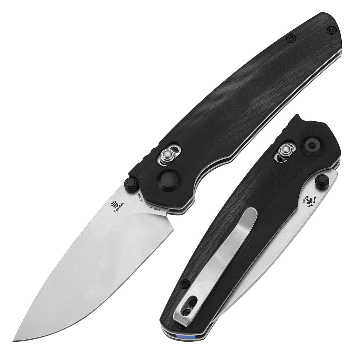 Tenable Raven 14C28N钢 G10手柄 Black Bird Blades T2109V4 黑色 400