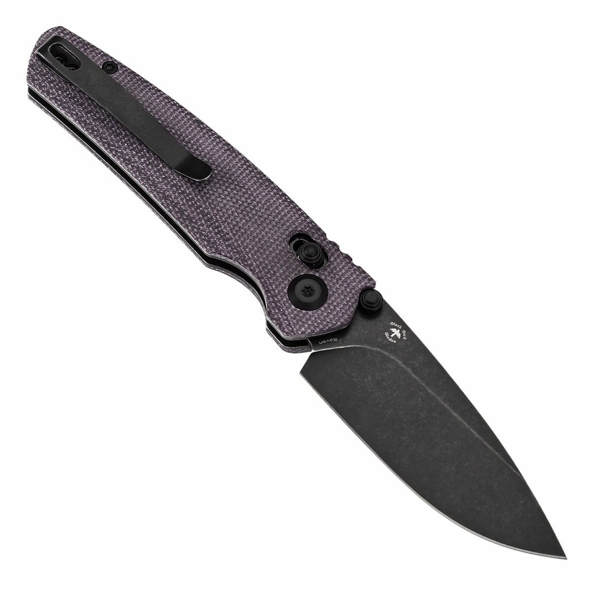 Tenable Raven 14C28N钢 Micarta 手柄 T2109V7 紫色 400