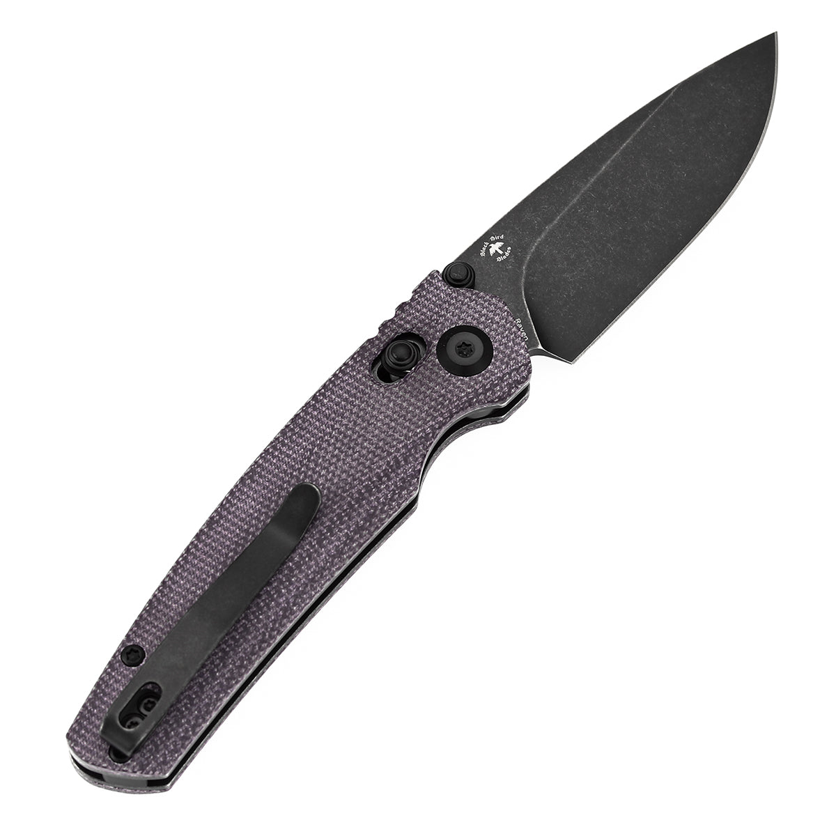 Tenable Raven 14C28N钢 Micarta 手柄 T2109V7 紫色 400