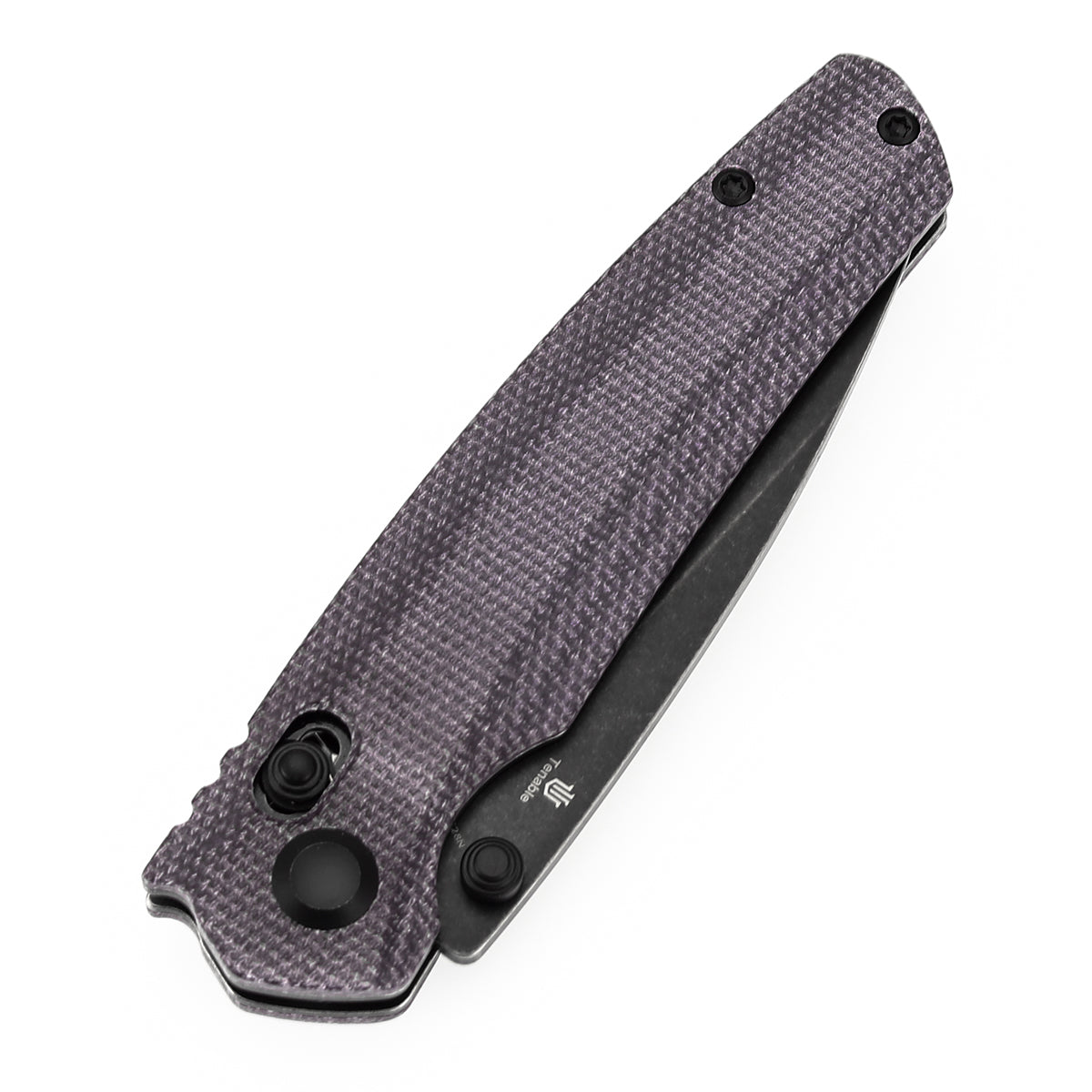 Tenable Raven 14C28N钢 Micarta 手柄 T2109V7 紫色 400