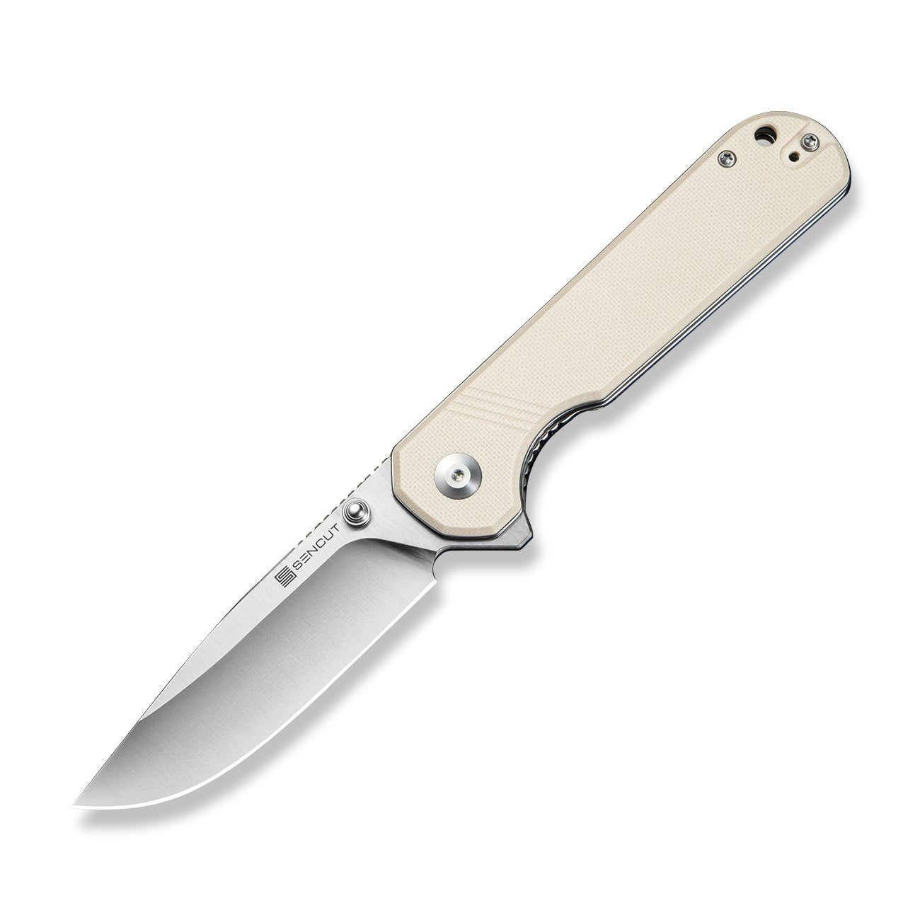 SENCUT Aetheris 9Cr18MoV钢 G10手柄 S24095-1 象牙白 300