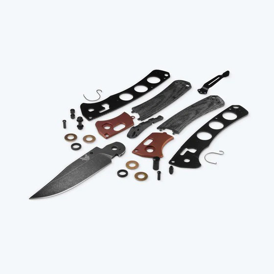 Benchmade Crooked River，CPM-MagnaCut钢，铝+米卡塔柄，15080BK-04，2700