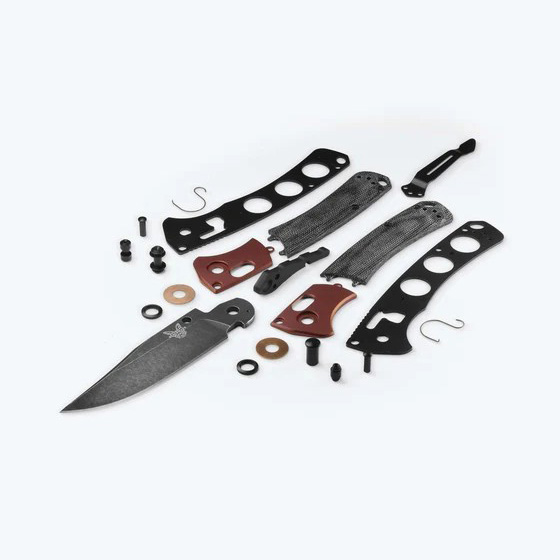 Benchmade Mini Crooked River，CPM-MagnaCut钢，铝+米卡塔柄，15085BK-04，2560