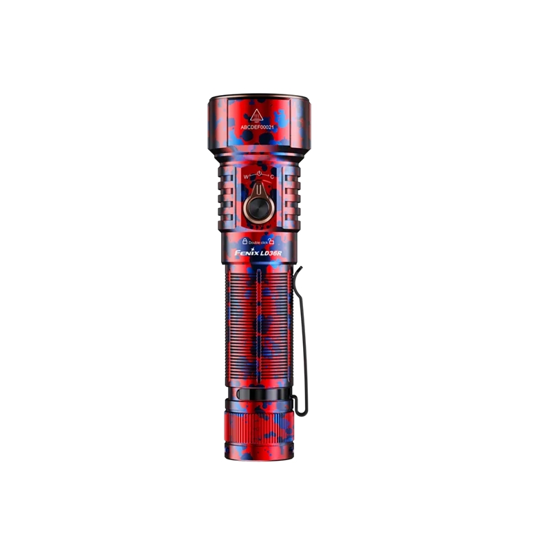 Fenix LD36R 户外高性能强光手电筒 烈焰迷彩 含21700锂电池1节 3600流明 385米射程 765