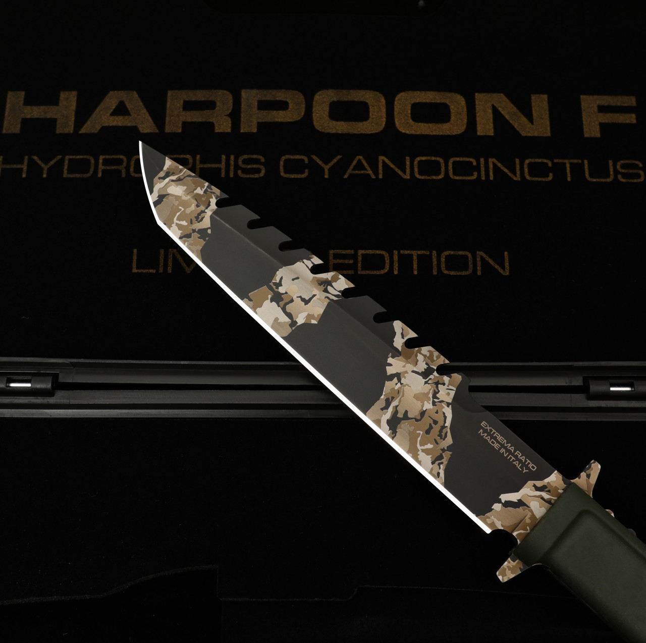 Extrema Ratio Harpoon F Hudrophis Cyanocinctus 极端武力捕鲸叉青环海蛇限量版 100支 5880