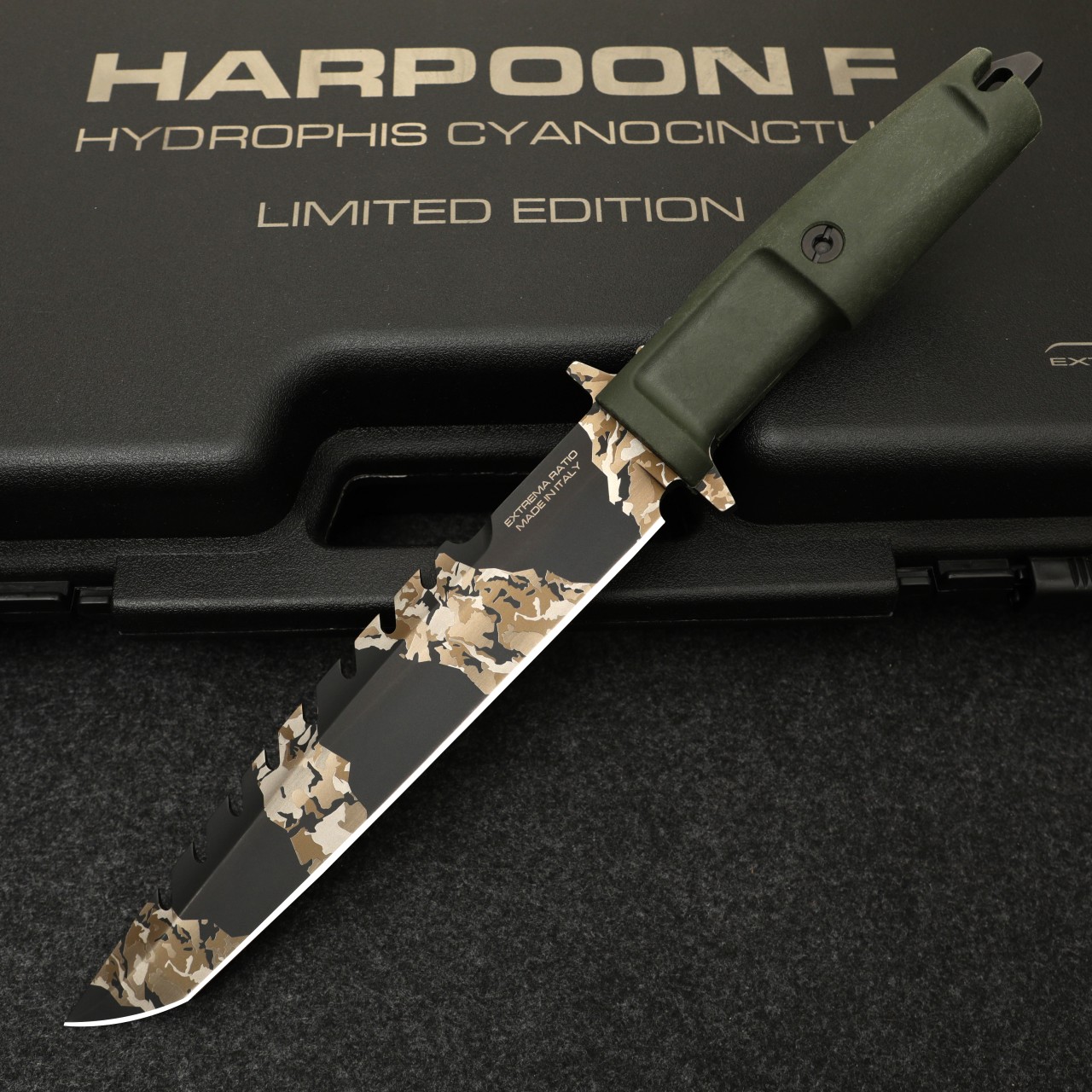 Extrema Ratio Harpoon F Hudrophis Cyanocinctus 极端武力捕鲸叉青环海蛇限量版 100支 5880