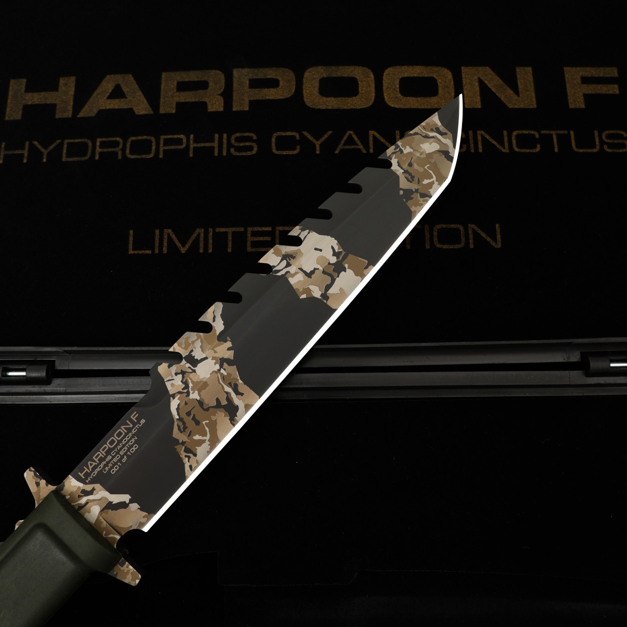 Extrema Ratio Harpoon F Hudrophis Cyanocinctus 极端武力捕鲸叉青环海蛇限量版 100支 5880
