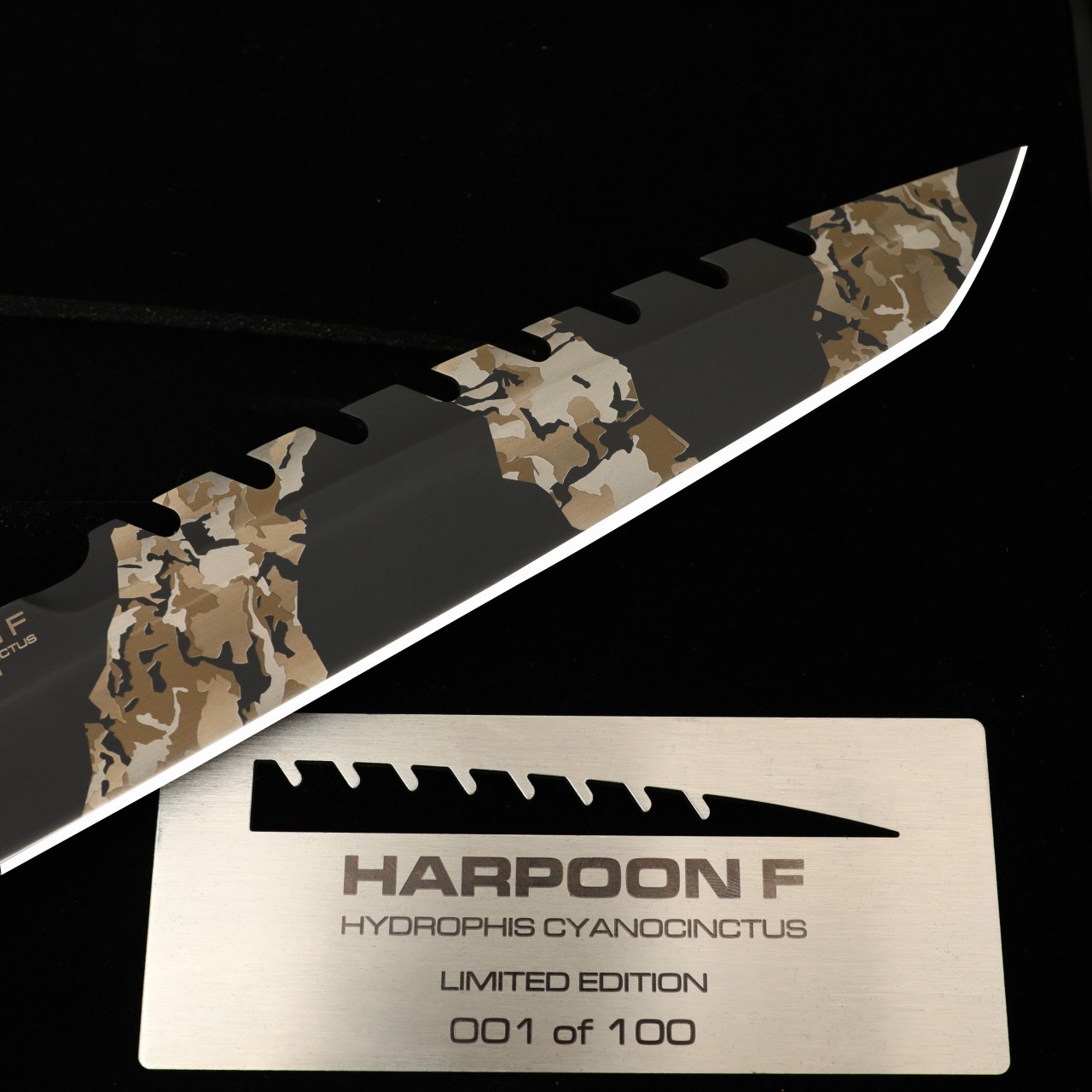 Extrema Ratio Harpoon F Hudrophis Cyanocinctus 极端武力捕鲸叉青环海蛇限量版 100支 5880