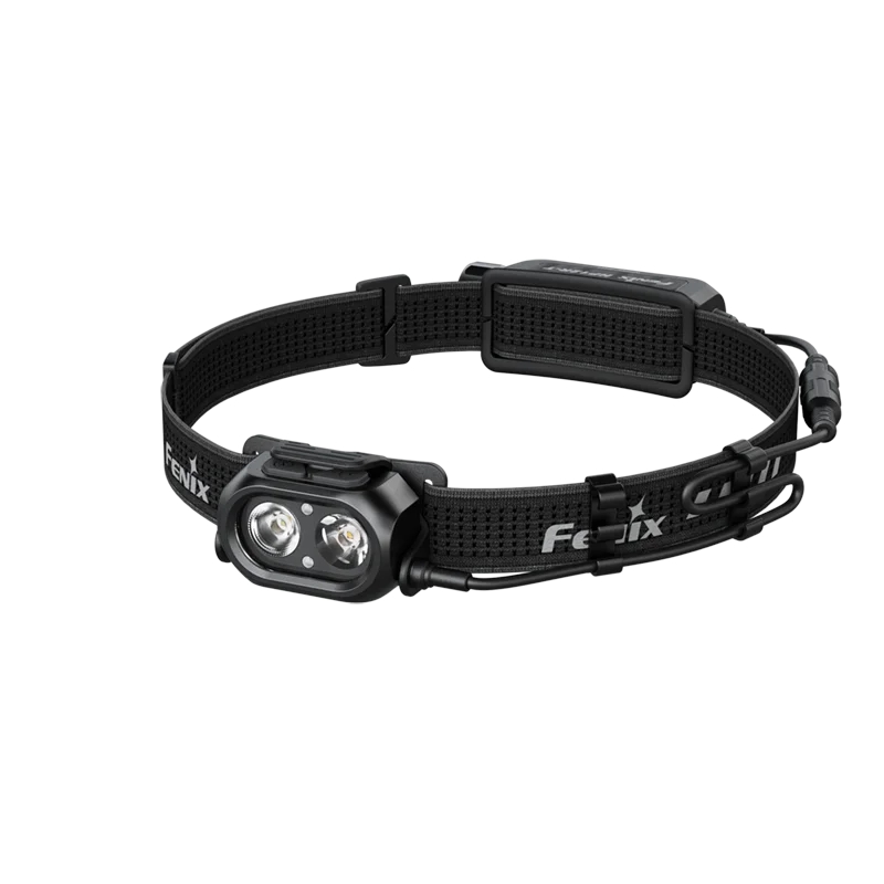 🤝Fenix HP12R-T 分体式长续航户外越野跑强光头灯 黑色 含18650锂电池1节 1300流明 200米射程 543