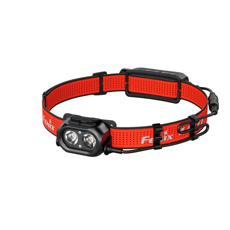 🤝Fenix HP12R-T 分体式长续航户外越野跑强光头灯 红色 含18650锂电池1节 1300流明 200米射程 543