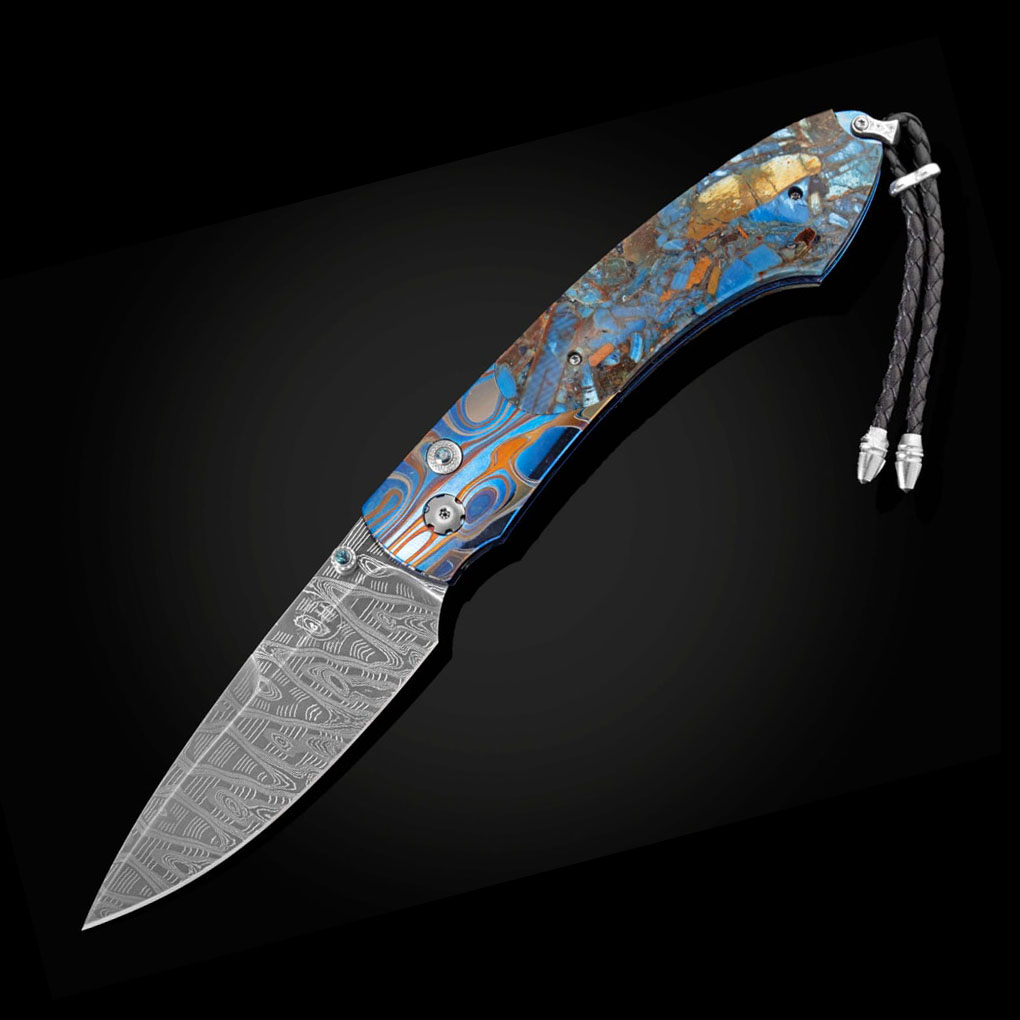 William Henry B12 BLUE MOSAIC 威廉亨利折刀 16500
