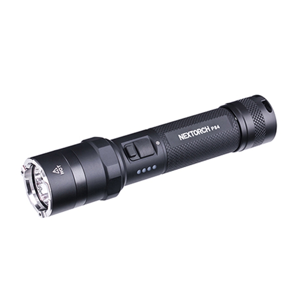 🤝NEXTORCH P84 2025新款全视野警示勤务强光手电筒 3700流明 370米射程 含21700电池1节 438