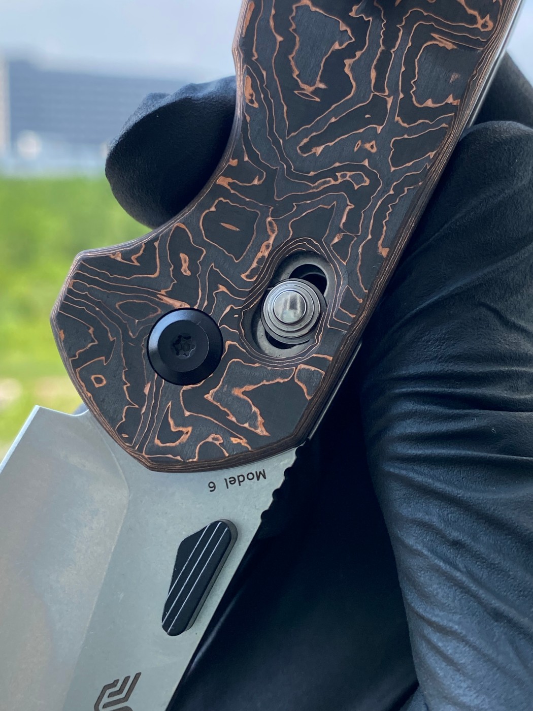 【售完】Kansept Model 6 S35VN钢 碳纤维柄 K1022V2 原价1050 测评价535