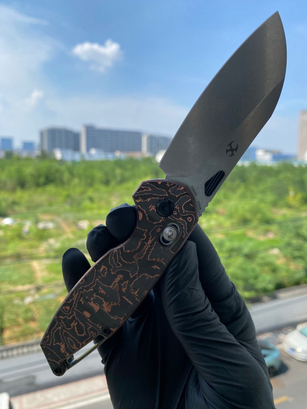 【售完】Kansept Model 6 S35VN钢 碳纤维柄 K1022V2 原价1050 测评价535