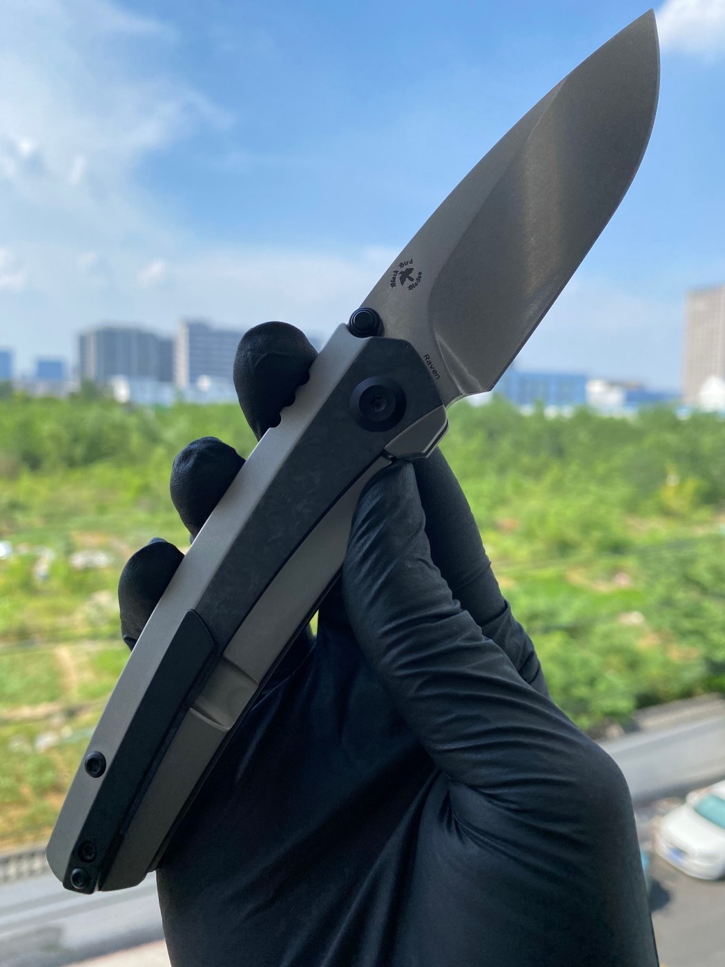 【5折测评】KANSEPT Raven 20CV钢 钛合金+碳纤维柄 K2109A2 原价1189 测评价595