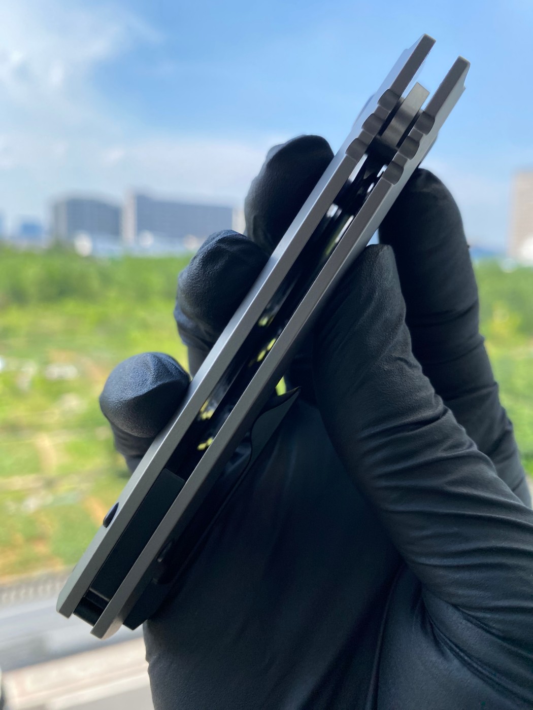 【5折测评】KANSEPT Raven 20CV钢 钛合金+碳纤维柄 K2109A2 原价1189 测评价595