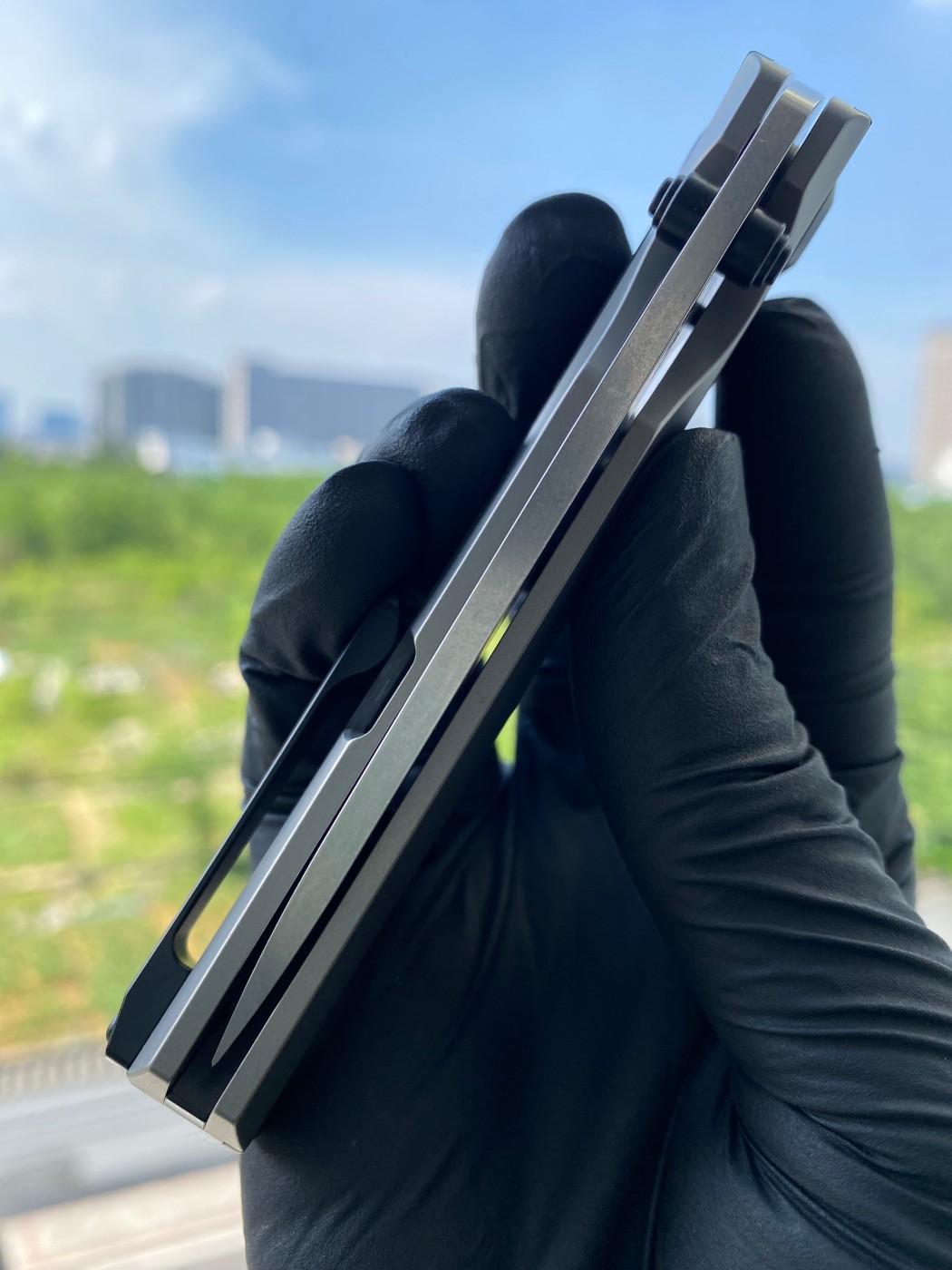 【5折测评】KANSEPT Raven 20CV钢 钛合金+碳纤维柄 K2109A2 原价1189 测评价595