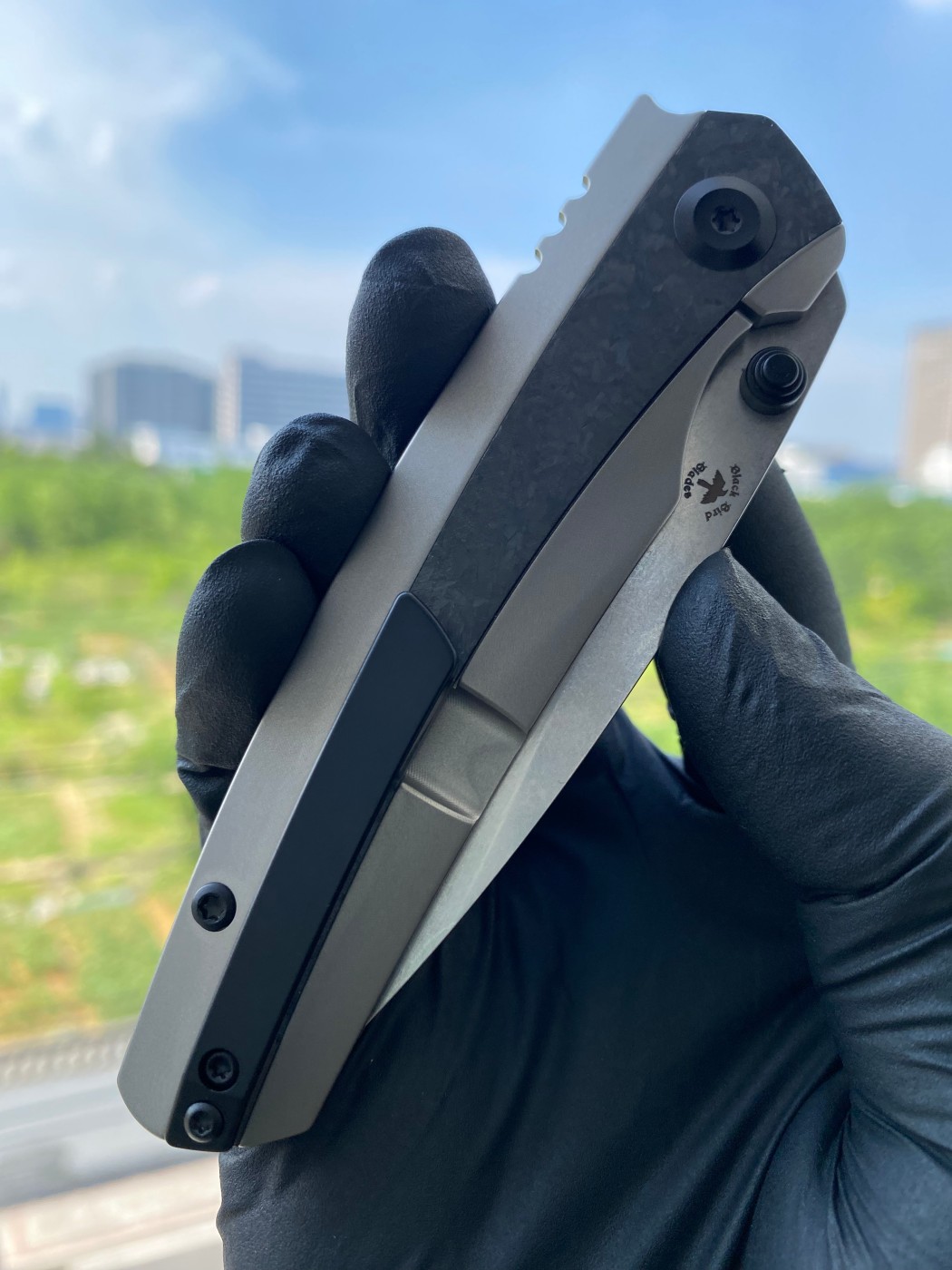 【5折测评】KANSEPT Raven 20CV钢 钛合金+碳纤维柄 K2109A2 原价1189 测评价595