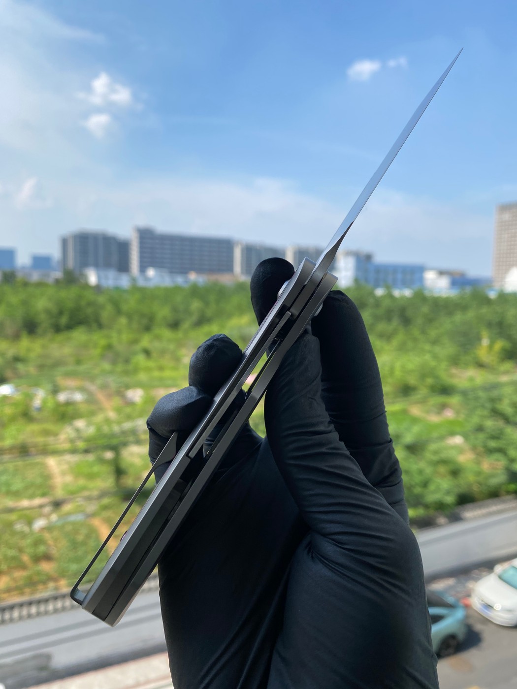 【5折测评】Kansept Thunderhead CPM-S35VN钢 钛合金镶嵌碳纤维柄 K1106A4 原价1530 测评价765