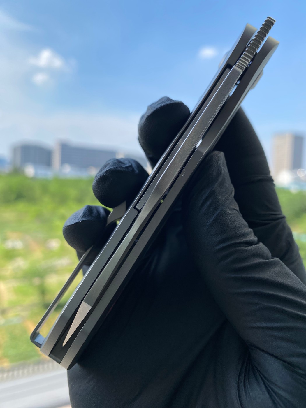 【5折测评】Kansept Thunderhead CPM-S35VN钢 钛合金镶嵌碳纤维柄 K1106A4 原价1530 测评价765