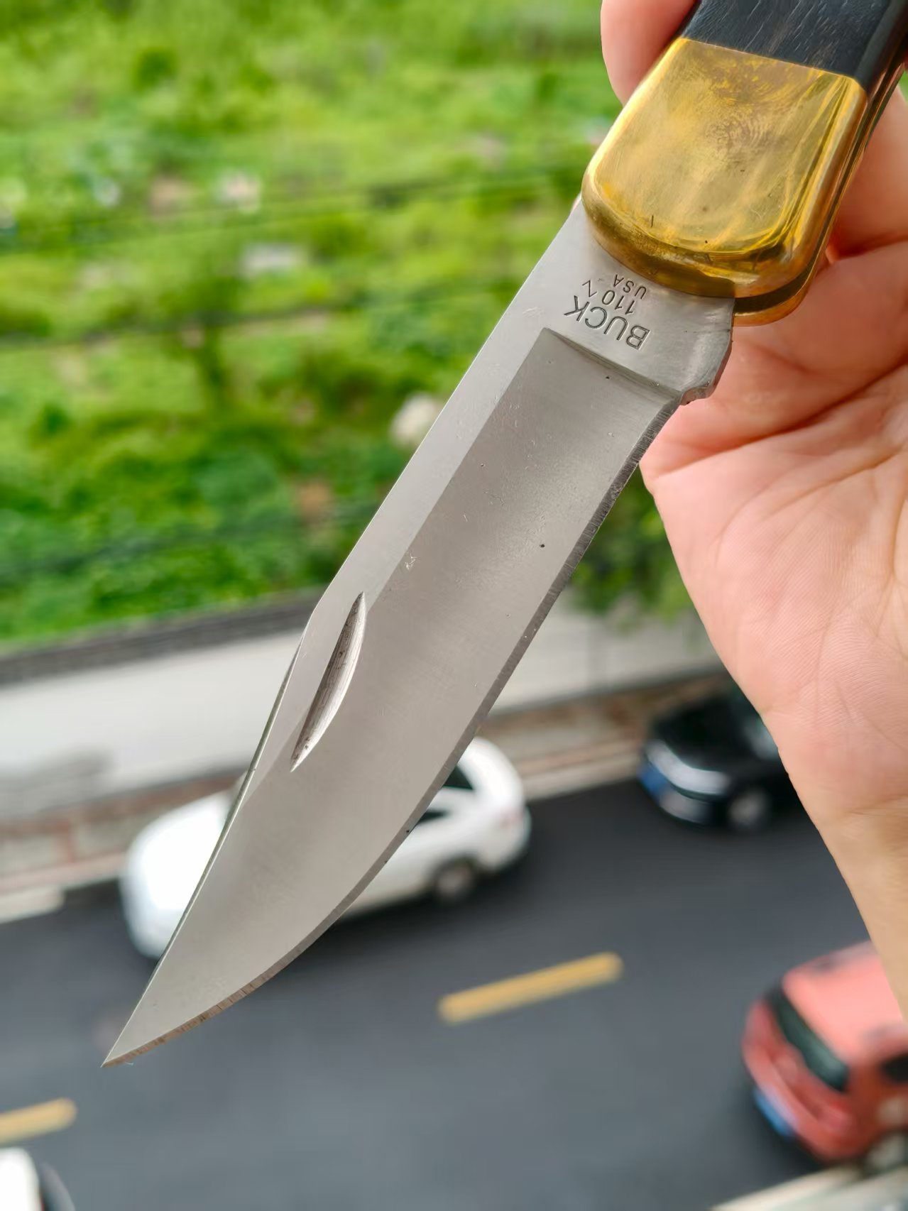 【清仓】Buck 0110BRS-B 420HC钢 黄铜+木柄 399
