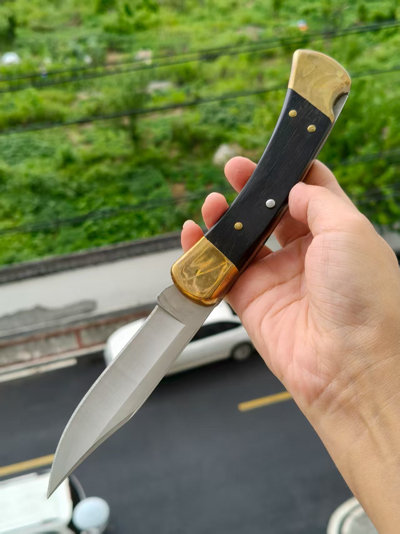 【清仓】Buck 0110BRS-B 420HC钢 黄铜+木柄 399
