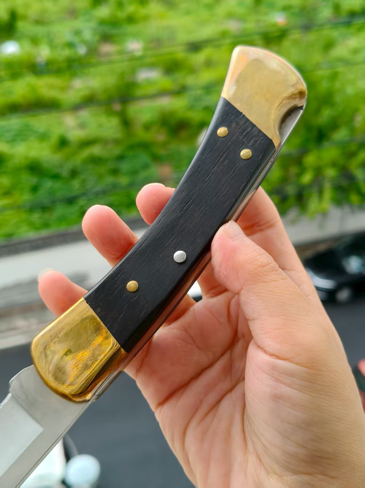 【清仓】Buck 0110BRS-B 420HC钢 黄铜+木柄 399