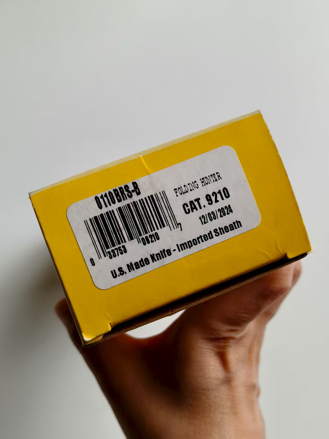 【清仓】Buck 0110BRS-B 420HC钢 黄铜+木柄 399
