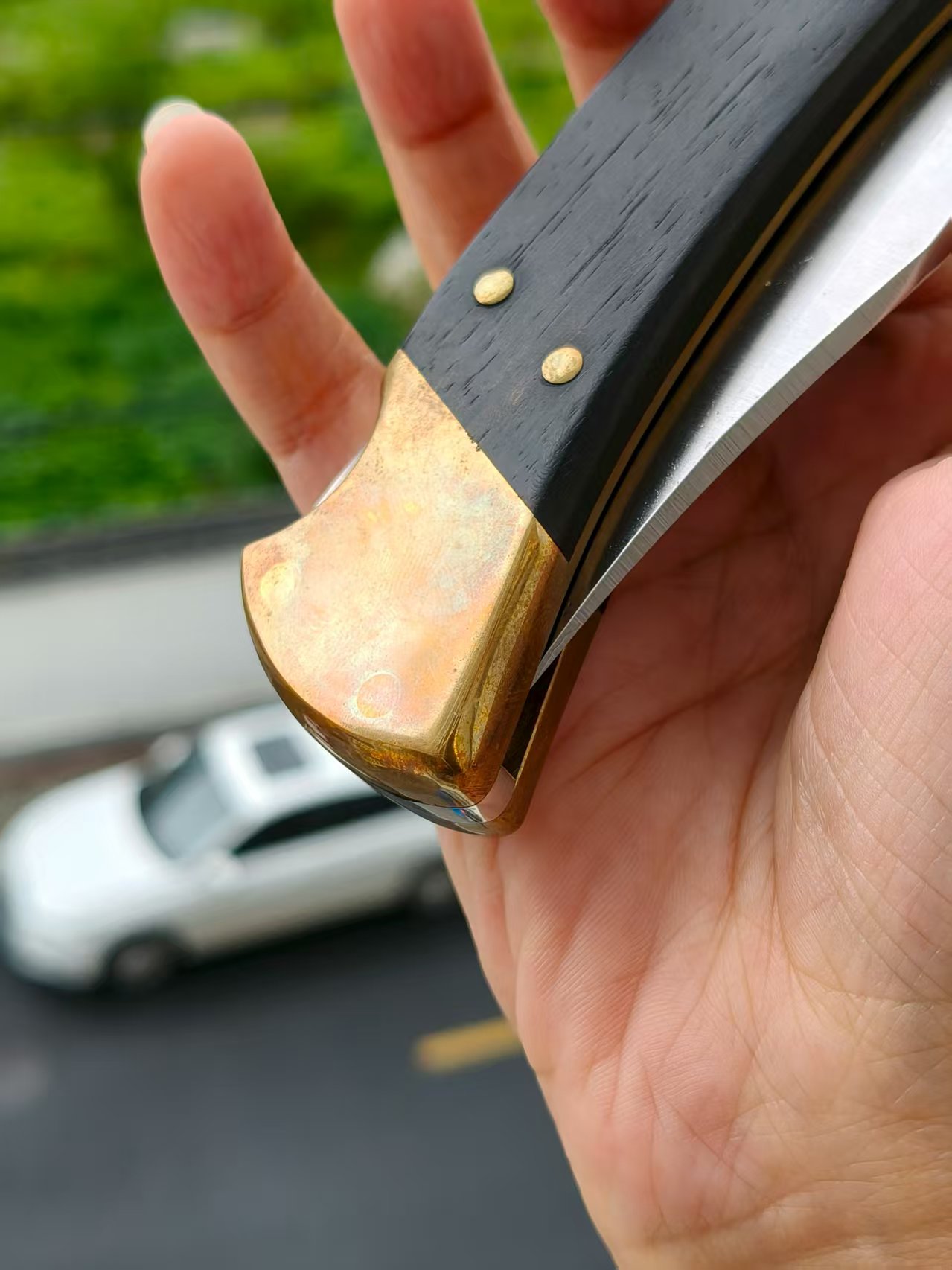 【清仓】Buck 0110BRS-B 420HC钢 黄铜+木柄 399