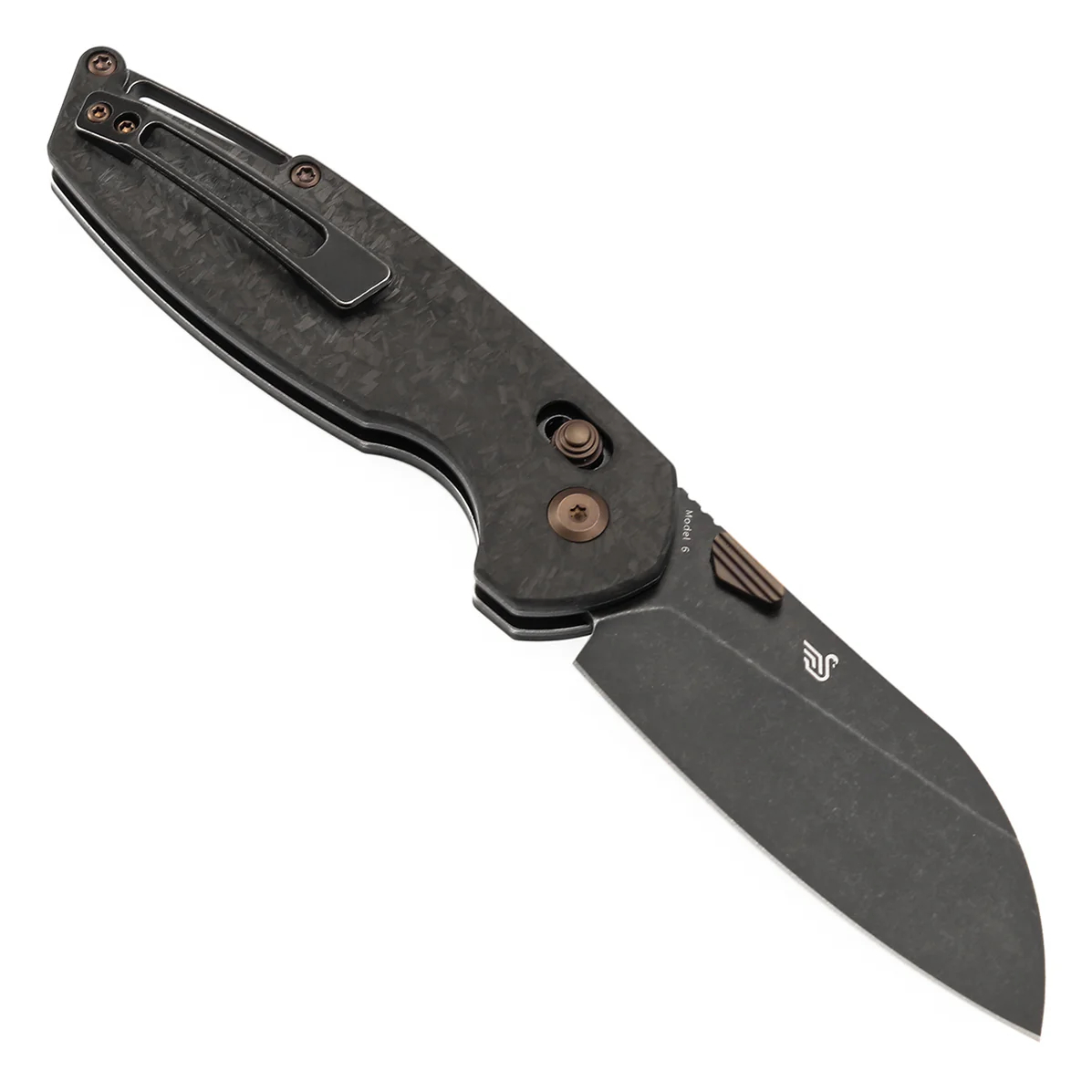 KANSEPT Model 6 CPM S35VN钢 碳纤维手柄 K1022V1 黑色 1100