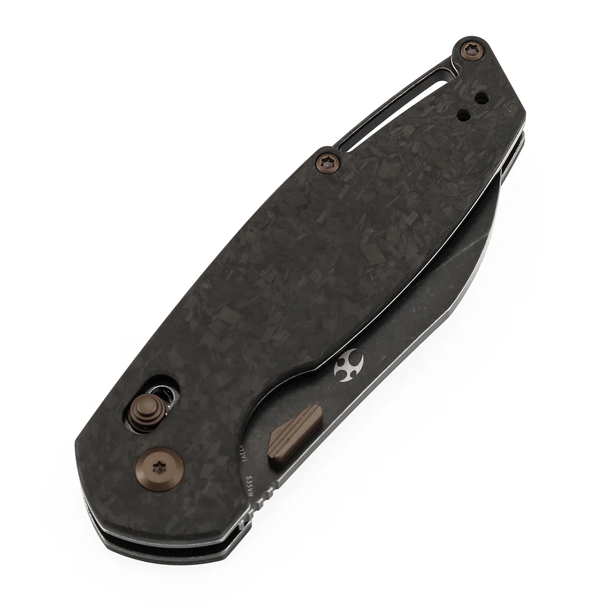 KANSEPT Model 6 CPM S35VN钢 碳纤维手柄 K1022V1 黑色 1100