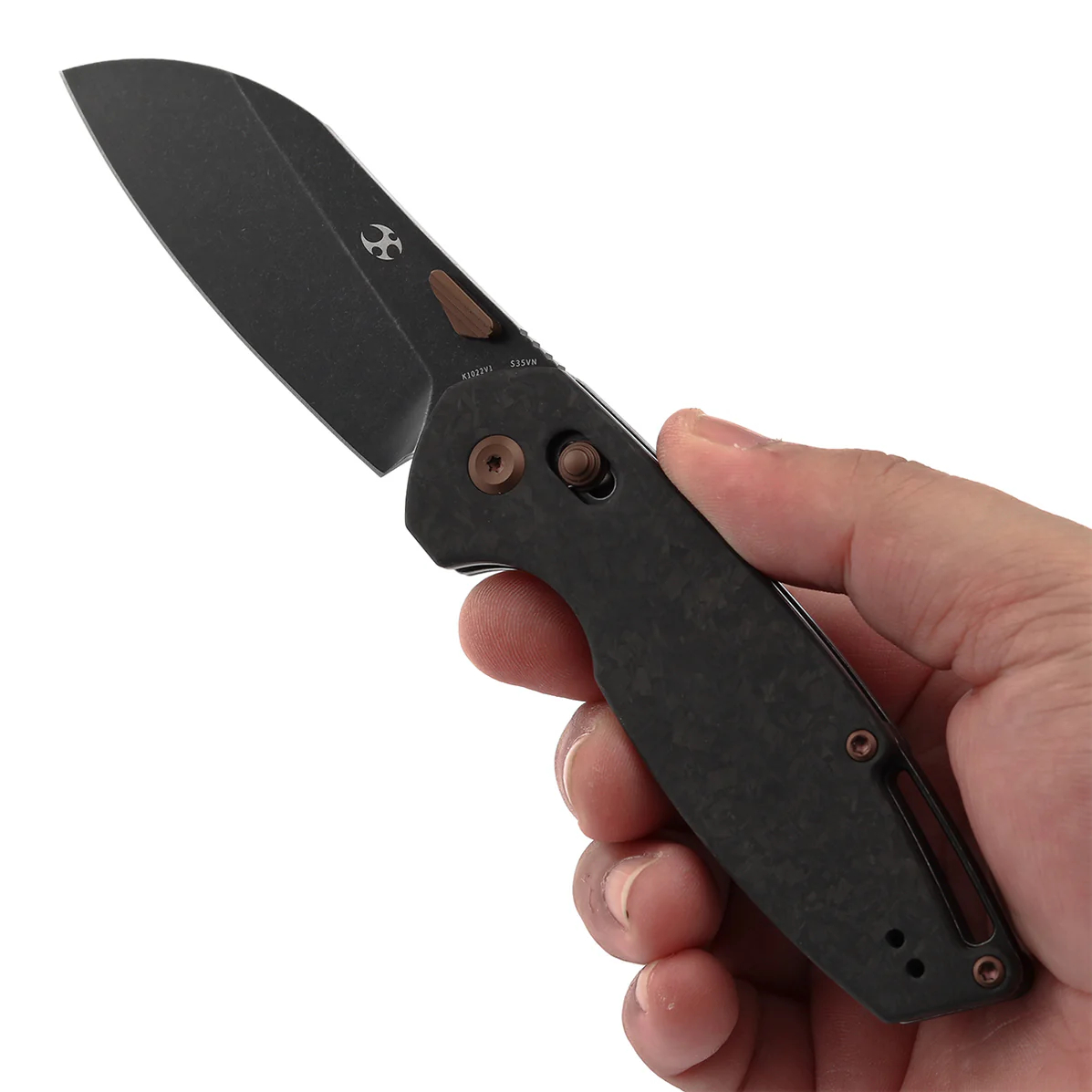 KANSEPT Model 6 CPM S35VN钢 碳纤维手柄 K1022V1 黑色 1100