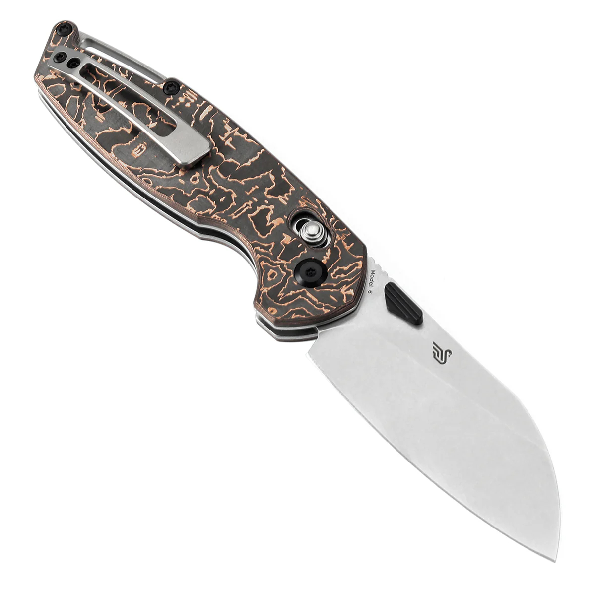KANSEPT Model 6 CPM S35VN钢 铜碳纤维手柄 K1022V2 铜色 1100