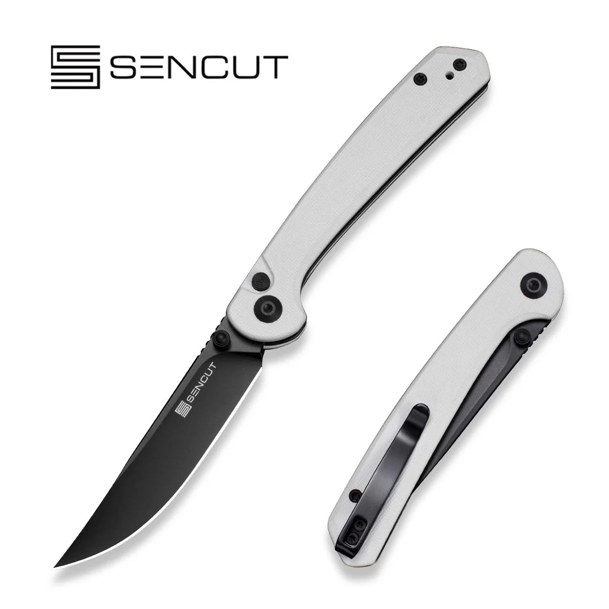 SENCUT Skelfin 9Cr18MoV钢 G10手柄 S25007-1 白色 300
