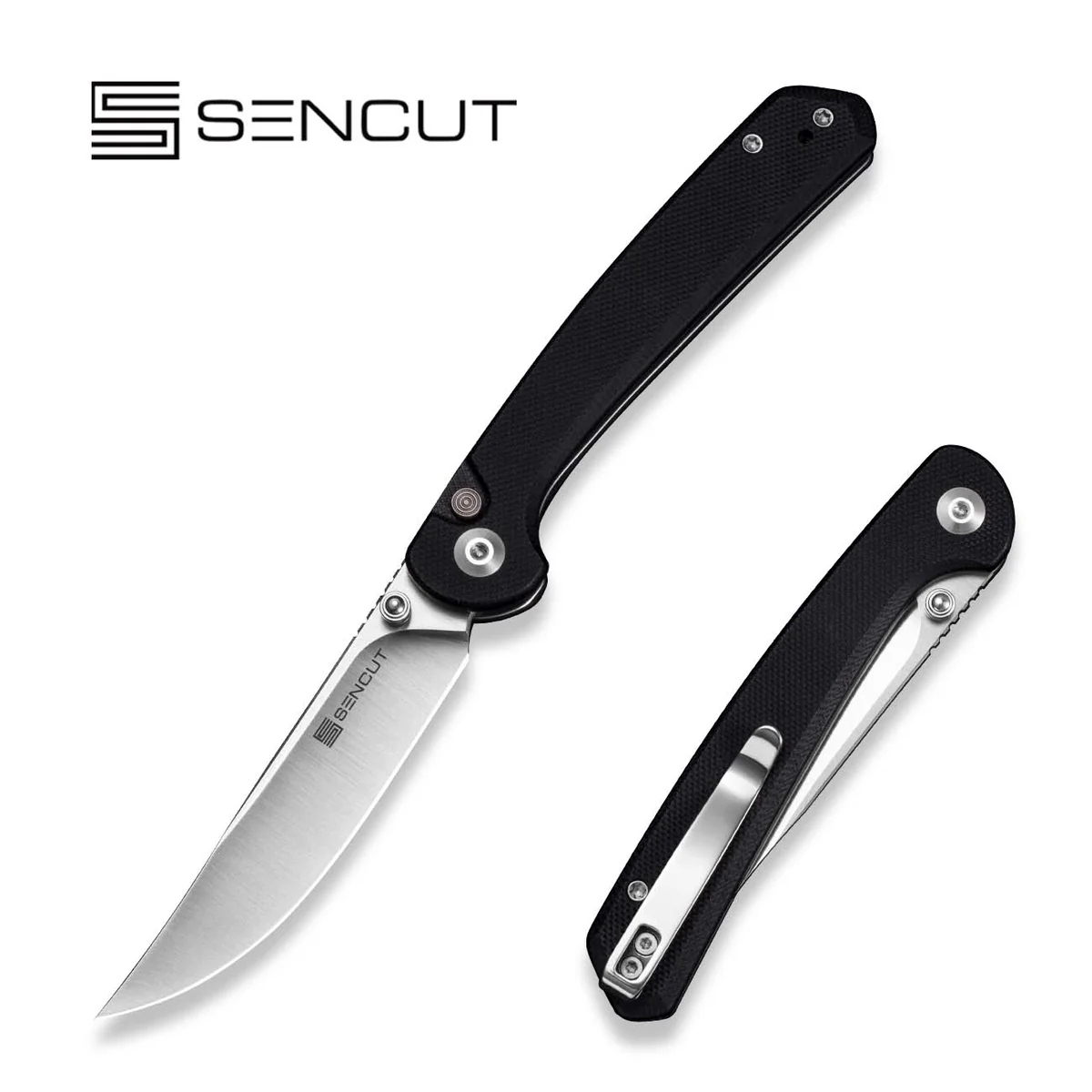 SENCUT Skelfin 9Cr18MoV钢 G10手柄 S25007-2 黑色 300