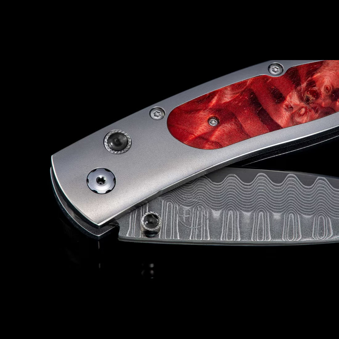 William Henry B05 RED BURL 威廉亨利折刀 6750