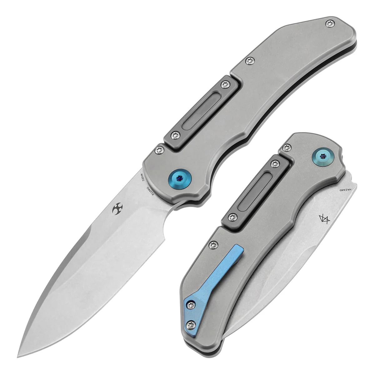KANSEPT Hazard CPM S35VN钢 钛手柄 K1104H1 钛原色 1180