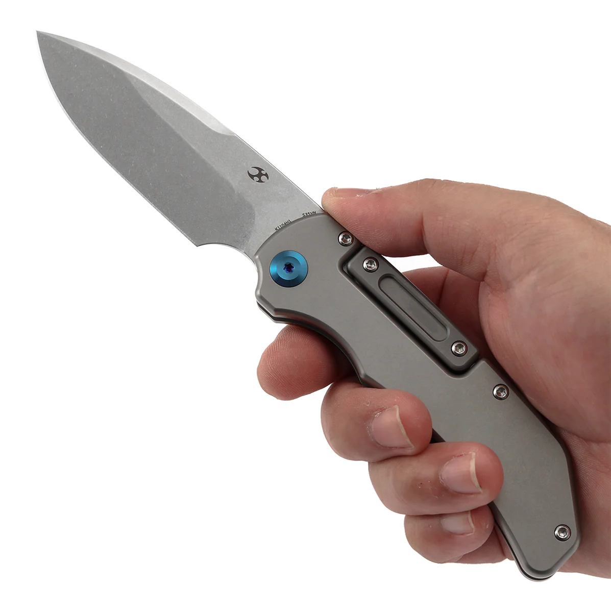 KANSEPT Hazard CPM S35VN钢 钛手柄 K1104H1 钛原色 1180