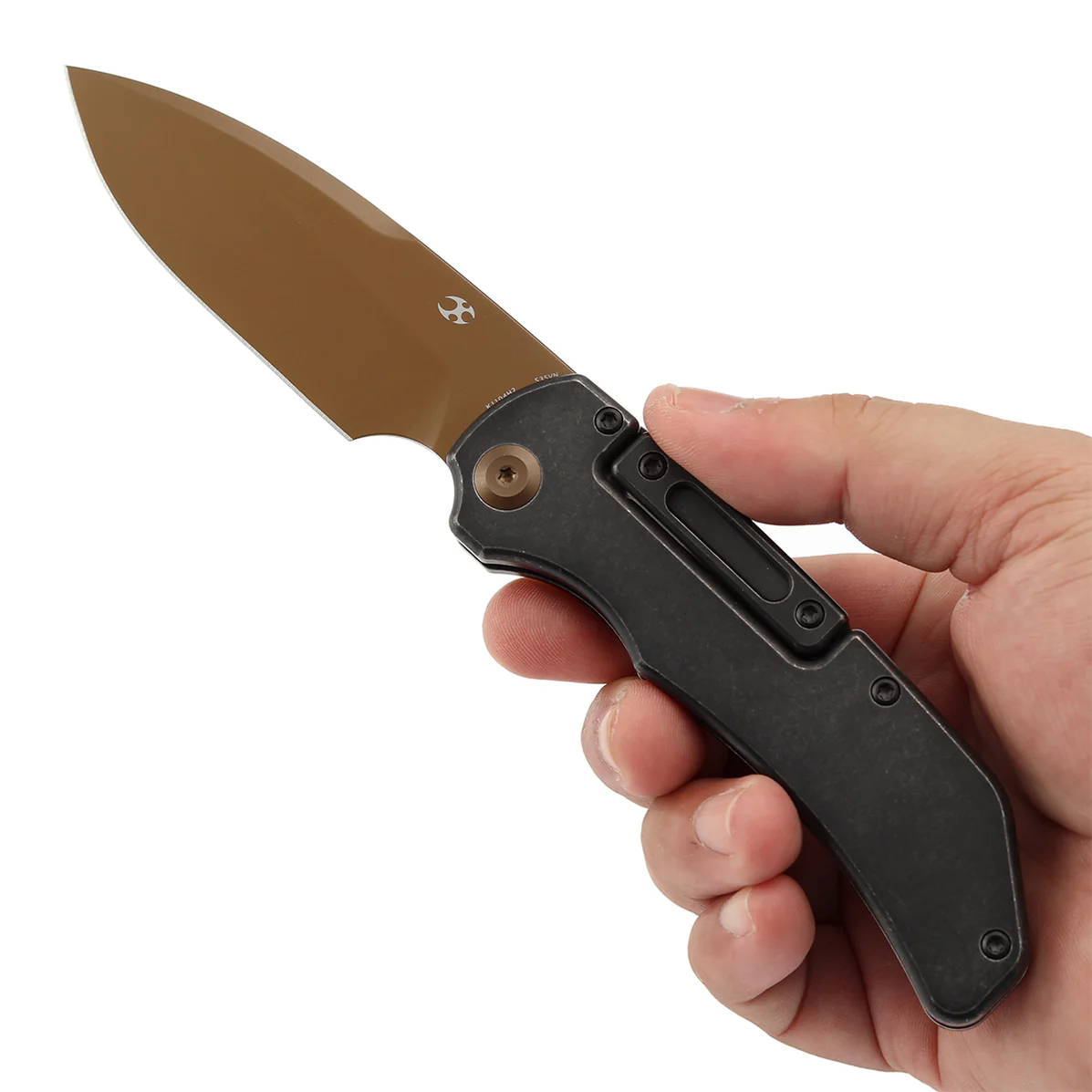 KANSEPT Hazard CPM S35VN钢 钛手柄 K1104H1 钛原色 1180